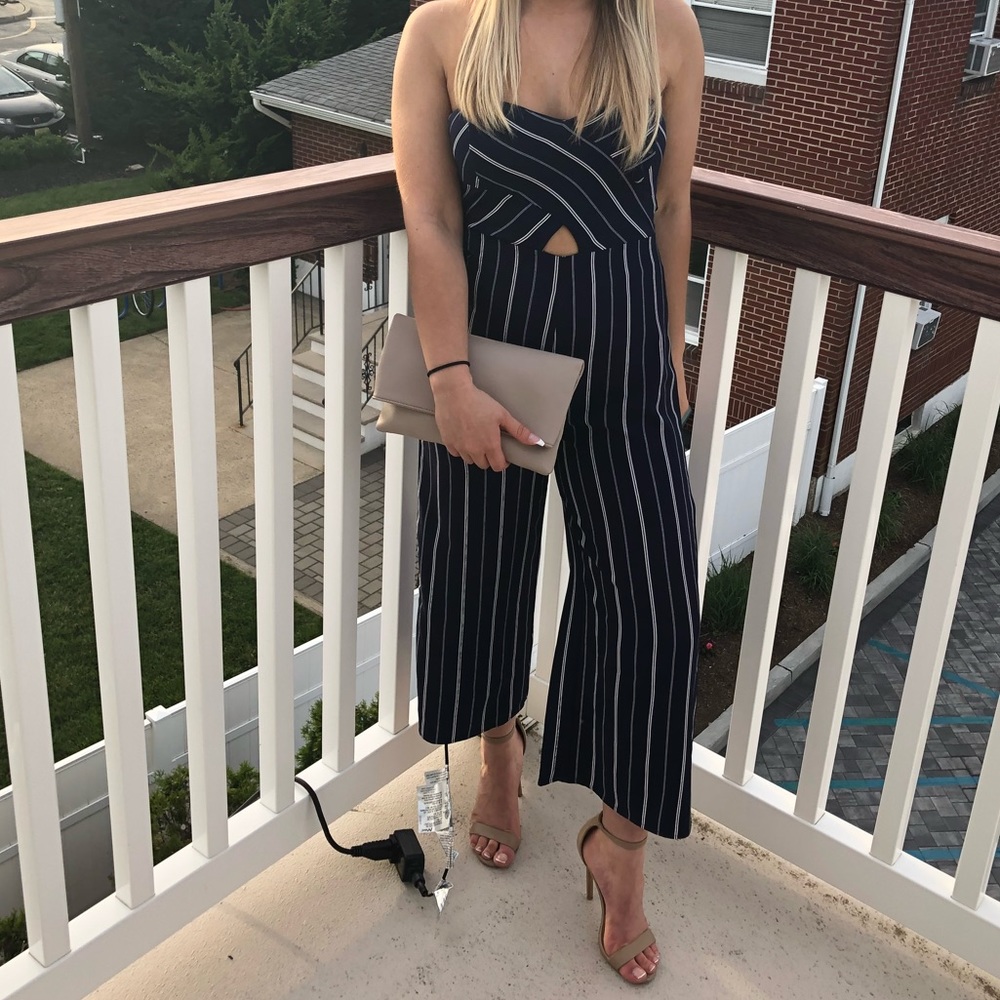 Women’s strapless jumpsuit